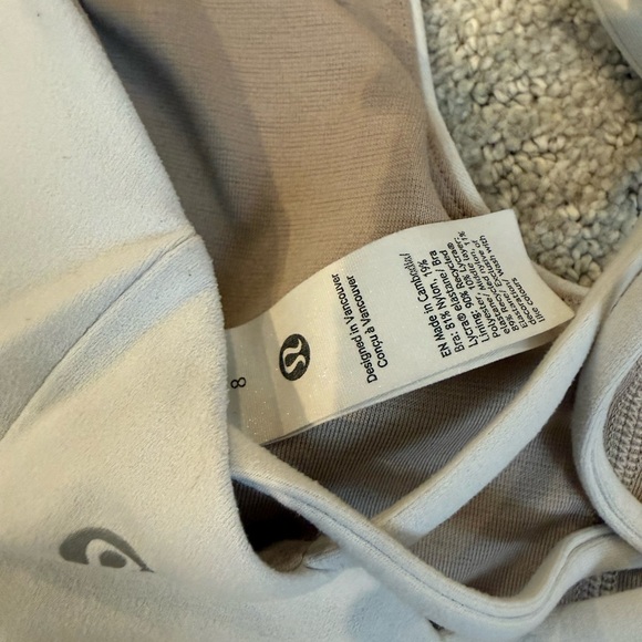 lululemon Strappy Sports Bra bundle- Black, White, Gray size 8 - Picture 3 of 4